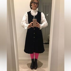 ACNE Studio corduroy navy tunic vest.